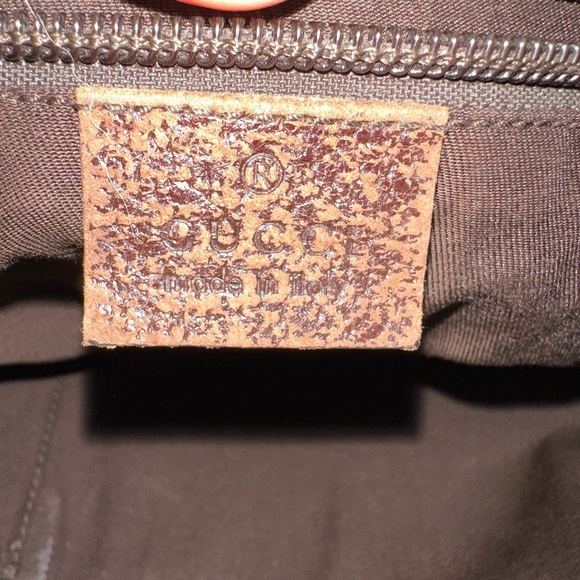 Gucci Brown Monogram Shoulder Bag jacquard - Picture 8 of 15